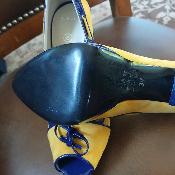 Patent and suede leather heels will turn heads! - Picture 5 of 6